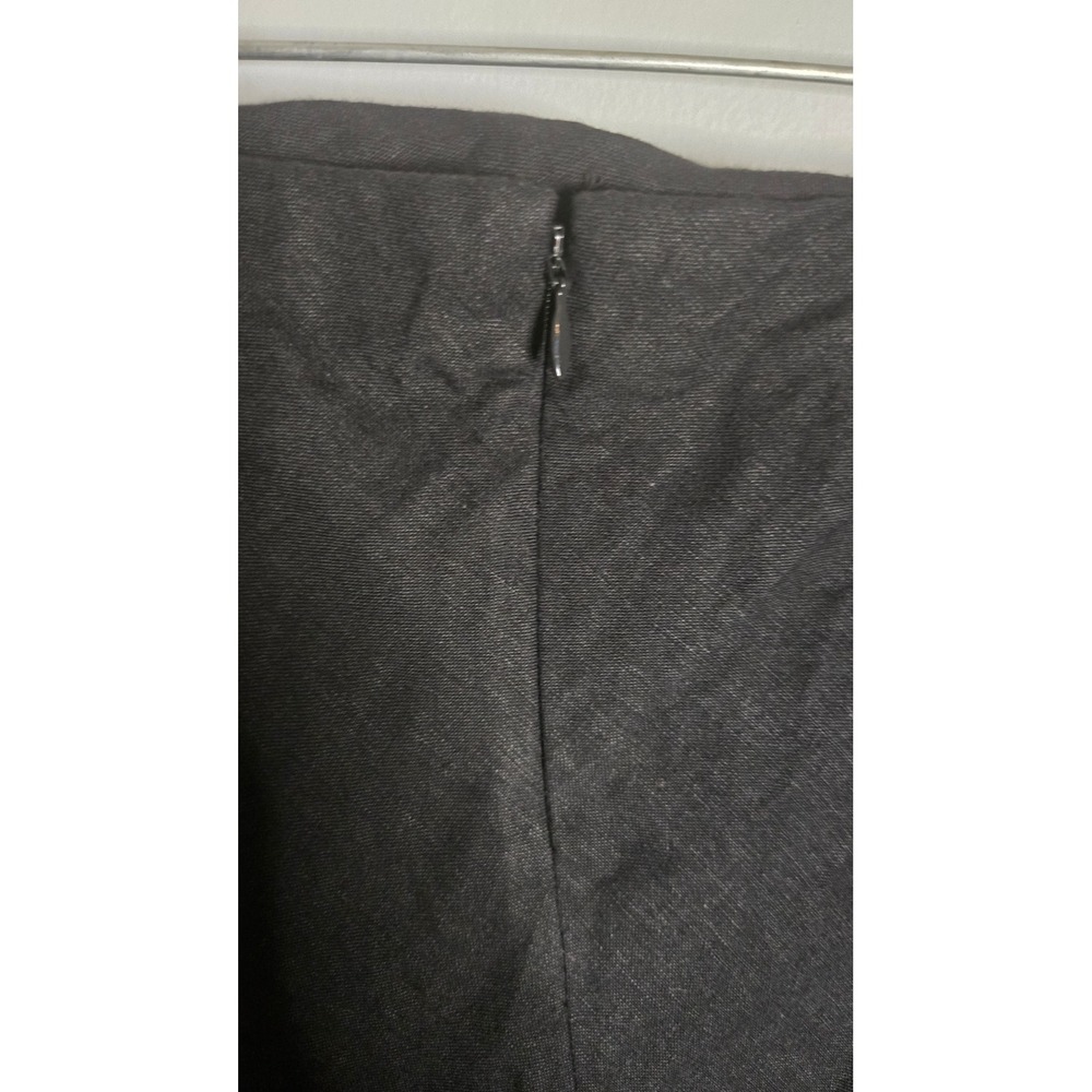 Banana Republic Linen Blend Strapless Tube Maxi Dress Black Size 8 - Picture 6 of 6